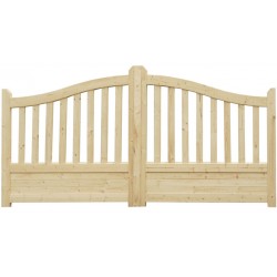 Portail double GIVRY 400 x h.130cm