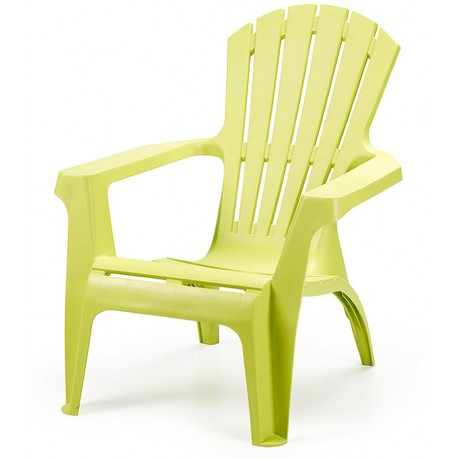 Fauteuil Canadien résine lime