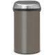 Poubelle BRABANTIA Touchbin 60L Platinum