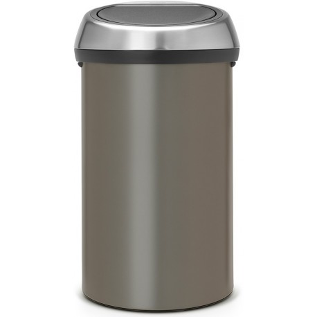 Poubelle BRABANTIA Touchbin 60L Platinum