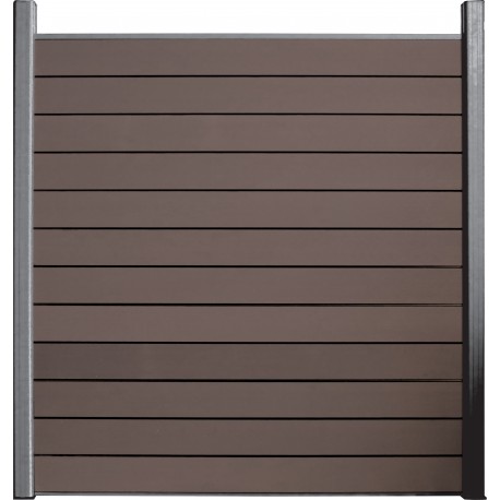 Kit lattes d'écran bois composite Marron
