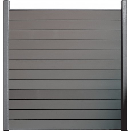 Kit lattes d'écran bois composite Gris