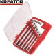 Coffret 6 tournevis de précision plats