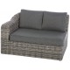Salon d'angle NICE gris taupe