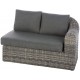 Salon d'angle NICE gris taupe