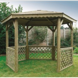 Pavillon en bois ROSSART 352x305cm