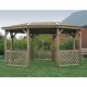 Pavillon en bois 446x341cm