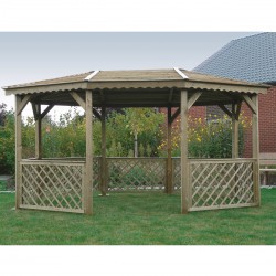 Pavillon en bois ACREMONT 446x341cm