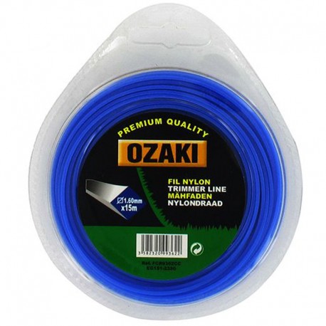 Fil carré  1,6mm X 15m pour coupe-bordure