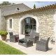 Set lounge CANNES terre d'ombre
