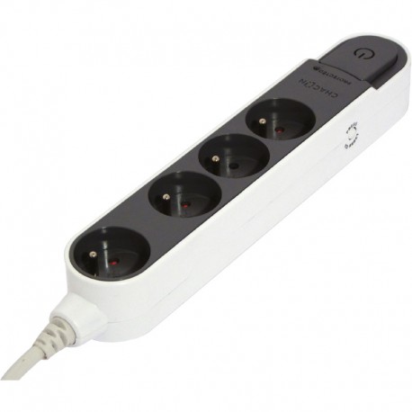 Bloc multiprises Parafoudre 4P