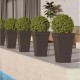 Pot carré haut CAPRI 40 anthracite