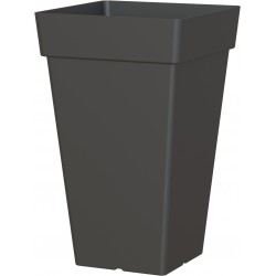 Pot carré haut CAPRI 40 anthracite