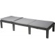 Lit de jardin HAVANNA résine anthracite