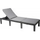 Lit de jardin HAVANNA résine anthracite