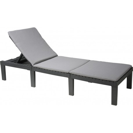 Lit de jardin HAVANNA résine anthracite