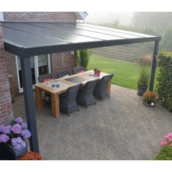 Pergola GARDEN COMFORT alu anthracite 400 x 300 cm