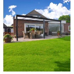 Pergola GARDEN COMFORT alu anthracite 500 x 300 cm