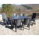 Ensemble MILANO 2 résine anthracite