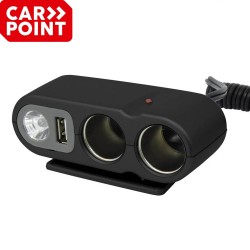 Allonge double allume-cigare Carpoint