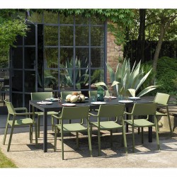 Ensemble Rio aluminium/dureltop agave