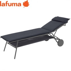 Lit de soleil Miami II LAFUMA Acier anthracite