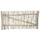 Barrière en échalas de châtaignier 250xH.120cm