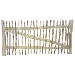 Barrière en échalas de châtaignier 250xH.120cm