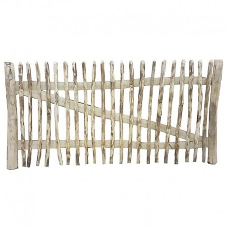 Barrière en échalas de châtaignier 250xH.120cm