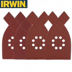20 abrasifs pour Black&Decker multi grains 40/80/120/240 IRWIN 170x110mm