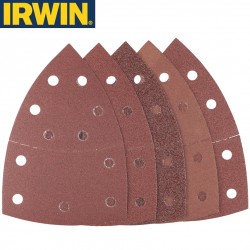 20 abrasifs pour Bosch PSM grains 40/80/120/180 IRWIN 100x150mm