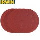5 abrasifs pour ponceuses excentriques grain 180 IRWIN Ø 125mm