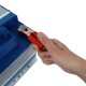 2 pinces de batterie rouge/noir Carpoint
