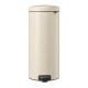 Poubelle BRABANTIA NewIcon 30L Beige clair