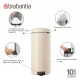 Poubelle BRABANTIA NewIcon 30L Beige clair