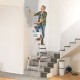 Plateforme de travail pour escaliers