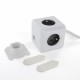 Bloc multiprise carré 4P 1,5m blanc