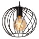 DANZA suspension triple noir mat 3xE27