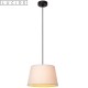 WOOLLY suspension coton crème 1xE27 Ø28 cm
