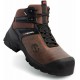 Bottines de sécurité S3 Heckel cuir brun