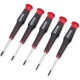 Coffret de 5 tournevis de précision Kréator 3SL+2PH