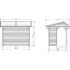 Pavillon semi-fermé RONSBURG - imprégné