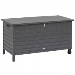 Coffre de jardin 900L HESPERIDE Kingston alu gris