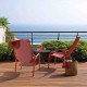 Fauteuil lounge NET moutarde
