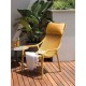 Fauteuil lounge NET moutarde