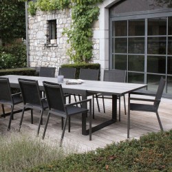 Ensemble Cerano aluminium anthracite