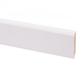 Paquet de 6 plinthes 240 cm blanc