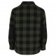 Veste chemise HEROCK Puro kaki/noir