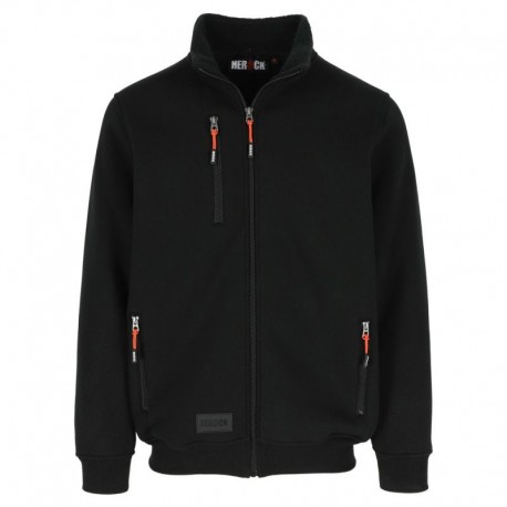 Sweat avec col HEROCK OTAR noir