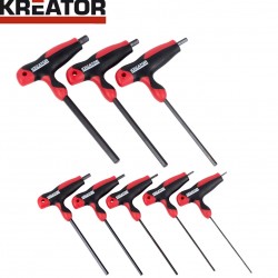 Jeu de 8 clés mâles hexagonales KREATOR 2 à 10 mm